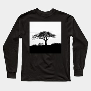 The bird on the wire Long Sleeve T-Shirt